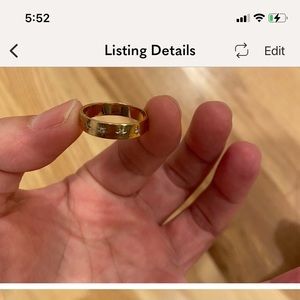 Rose gold star 7 diamond cigar band. Feels like a 6.5